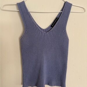 Brandy Melville Lavender Ribbed Tank Top